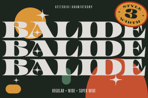 Balide: A Retro Serif Display Font That Elevates Real Small Business Branding