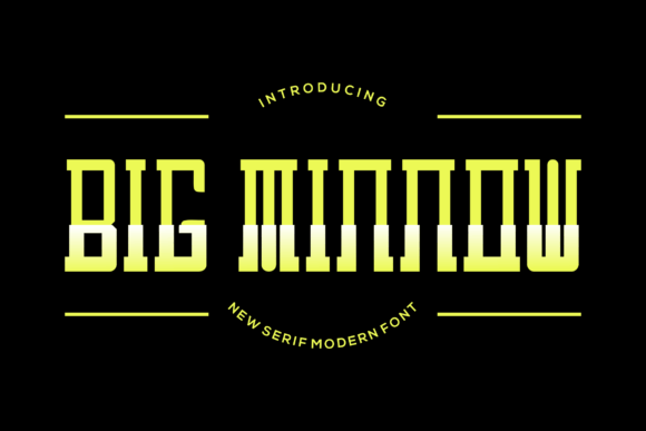 Big Minnow: A Display Font That Shapes Editorial Personality