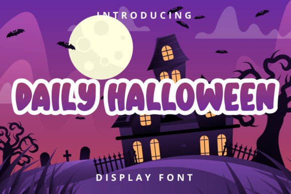 Daily Halloween: A Friendly Display Font That Lifts Your Brand