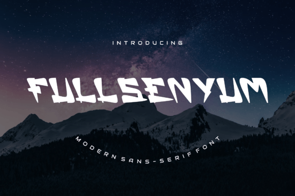 Full Senyum: A Modern Serif Display Font That Smiles Back