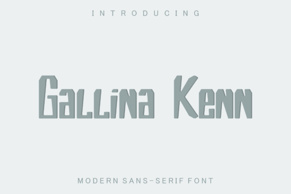 Gallina Kenn: A Playful Display Font for Handmade Brands
