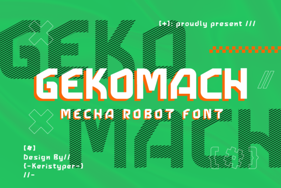 Gekomach: A Futuristic Display Font That Elevates Digital Branding