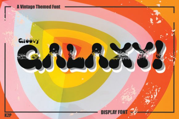 Groovy Galaxy Display Font for Handmade Creators