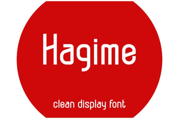 Hagime: A Clean, Confident Display Font for Real Branding Work