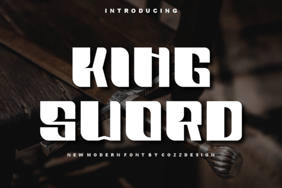 King Sword: A Bold, Modern Display Font for Handmade Creators