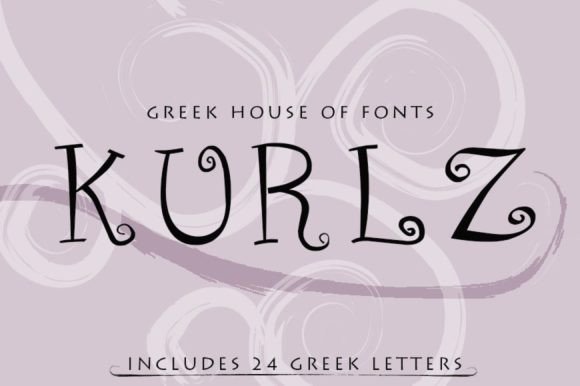 Kurlz: A Sorority-Style Display Font for Handmade Charm