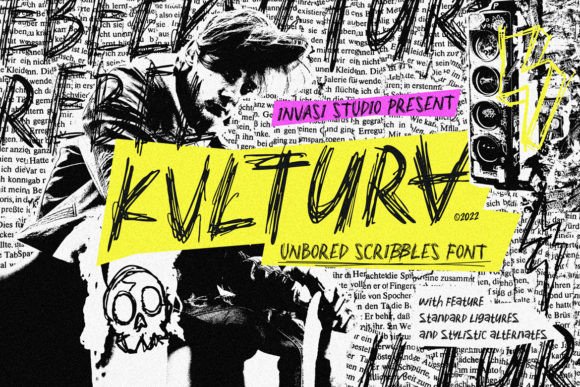 Kvltura: A Modern Display Font for Bold Digital Branding