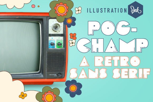 Pogchamp: A Display Font with Retro Grit and Editorial Charm