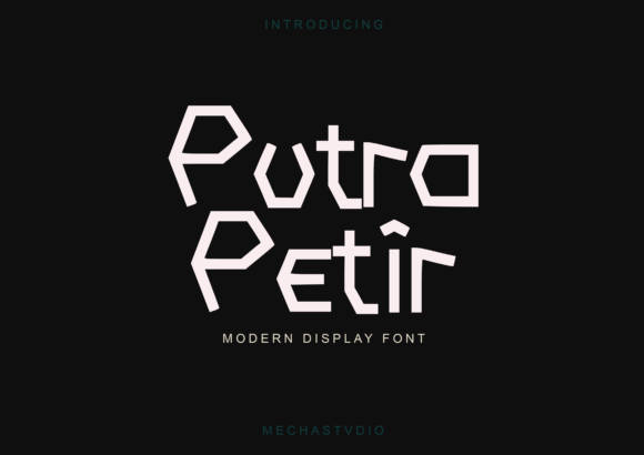 Putra Petir: A Bold, Electric Display Font That Demands Attention