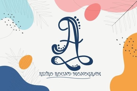Retro Round Monogram: A Display Font for Editorial Charm