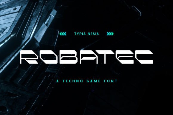 Robatec: A Techno-Futuristic Display Font for Bold Digital Branding