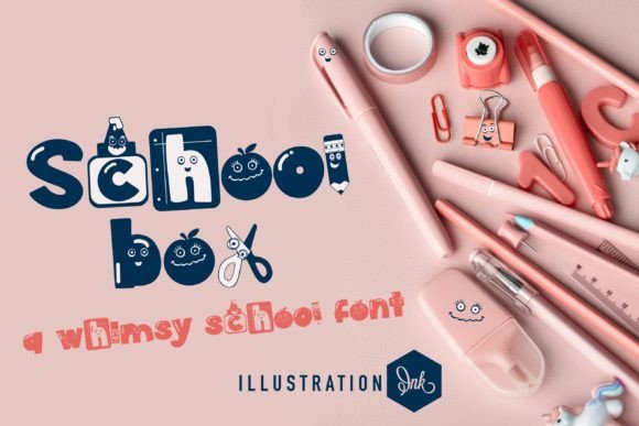 School Box: A Playful Display Font for Scroll-Stopping Marketing