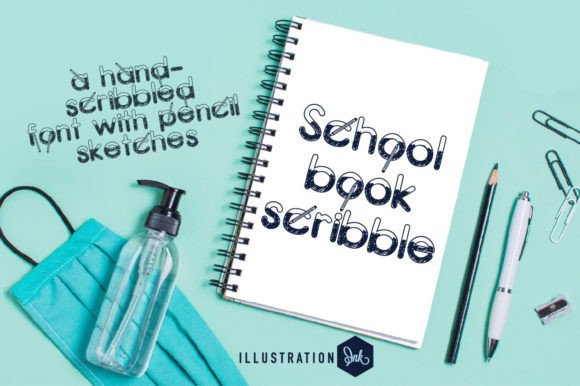 Schoolbook Scribble: A Handwritten Display Font That Feels Like Home
