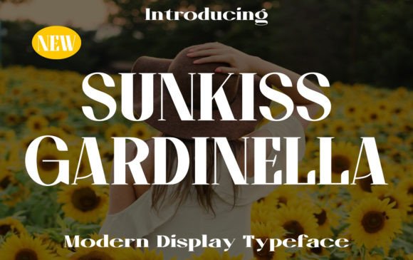 Sunkiss Gardinella: A Modern Display Font for Digital Clarity
