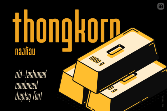 Thongkorn: A Display Font That Builds Brand Trust