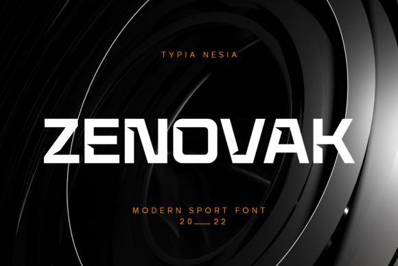 Zenovak: A Techno-Futuristic Display Font That Actually Works
