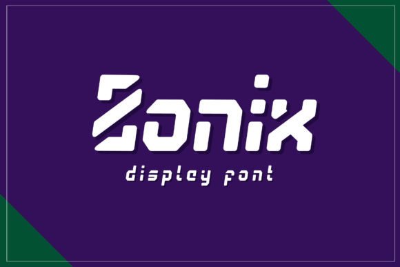 Zonix: A Standout Display Font for Handmade Creators